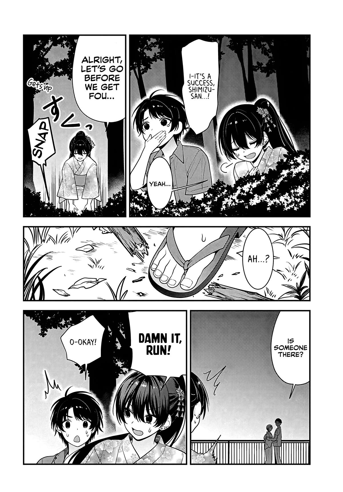 Tonari no Seki no Yankee Shimizu-san ga Kami wo Kuroku Sometekita Chap 16 - Next Chap 17