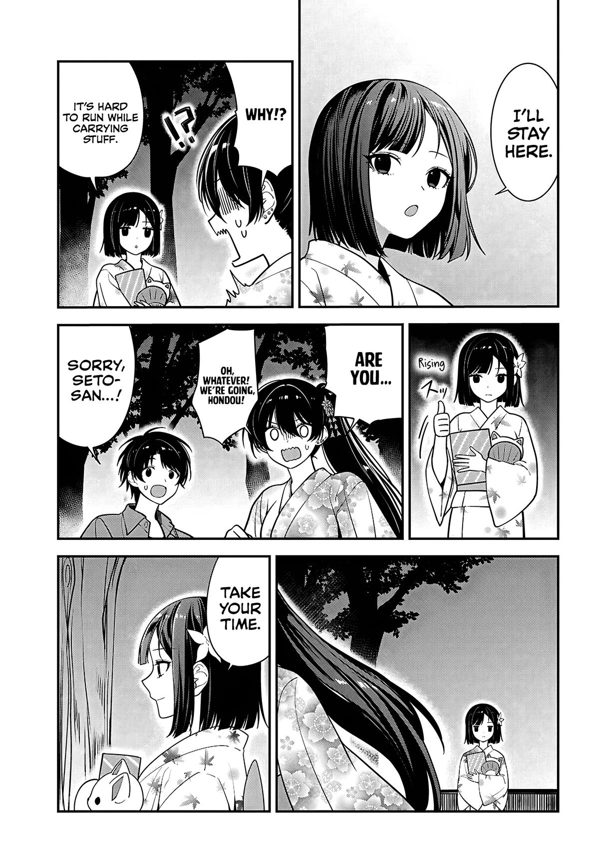 Tonari no Seki no Yankee Shimizu-san ga Kami wo Kuroku Sometekita Chap 16 - Next Chap 17