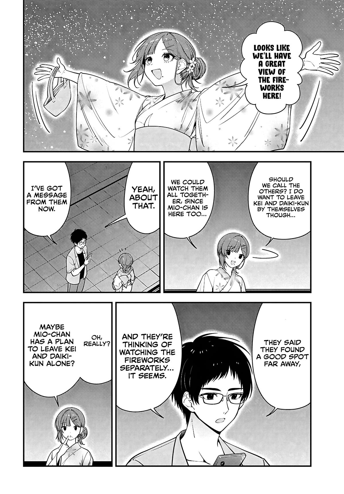 Tonari no Seki no Yankee Shimizu-san ga Kami wo Kuroku Sometekita Chap 16 - Next Chap 17
