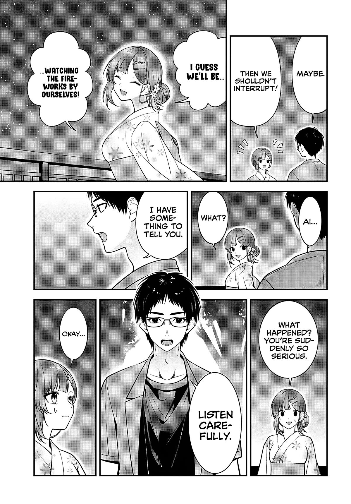 Tonari no Seki no Yankee Shimizu-san ga Kami wo Kuroku Sometekita Chap 16 - Next Chap 17