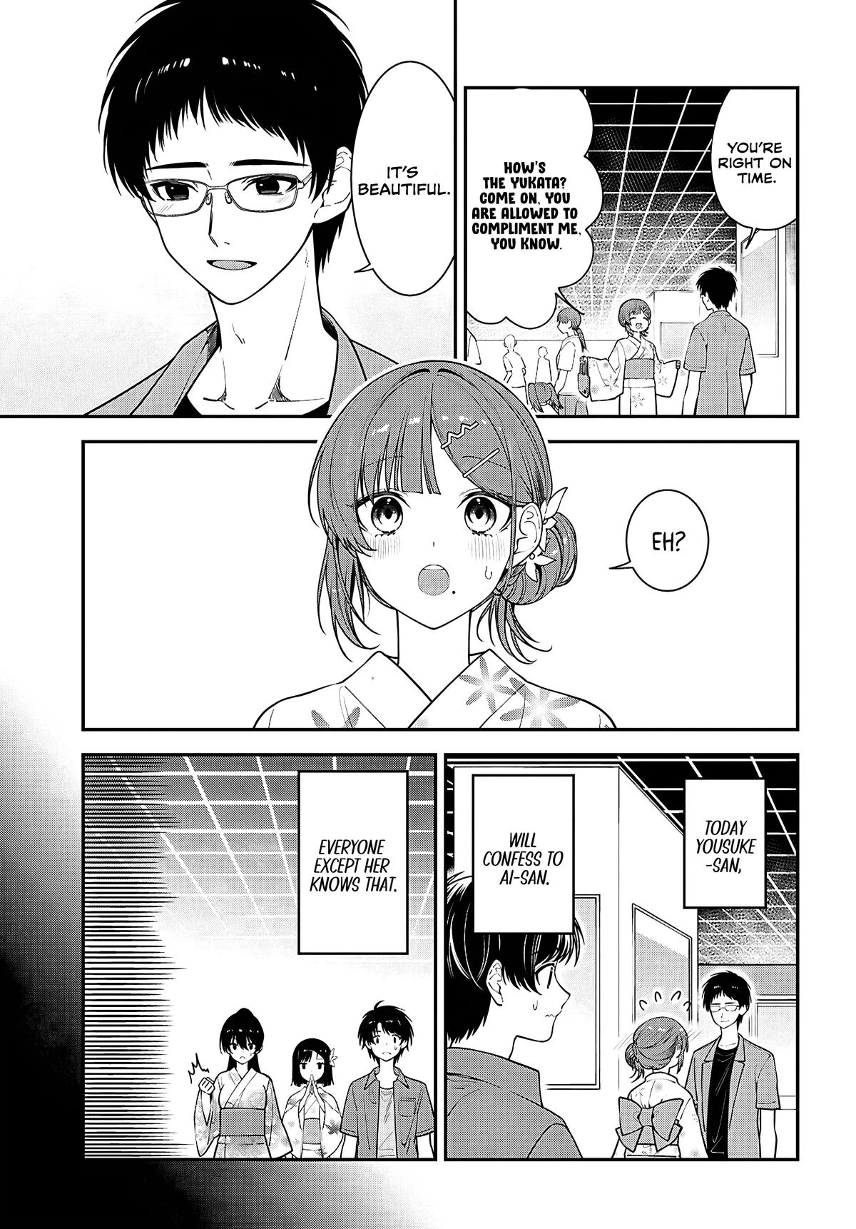 Tonari no Seki no Yankee Shimizu-san ga Kami wo Kuroku Sometekita Chap 16 - Next Chap 17