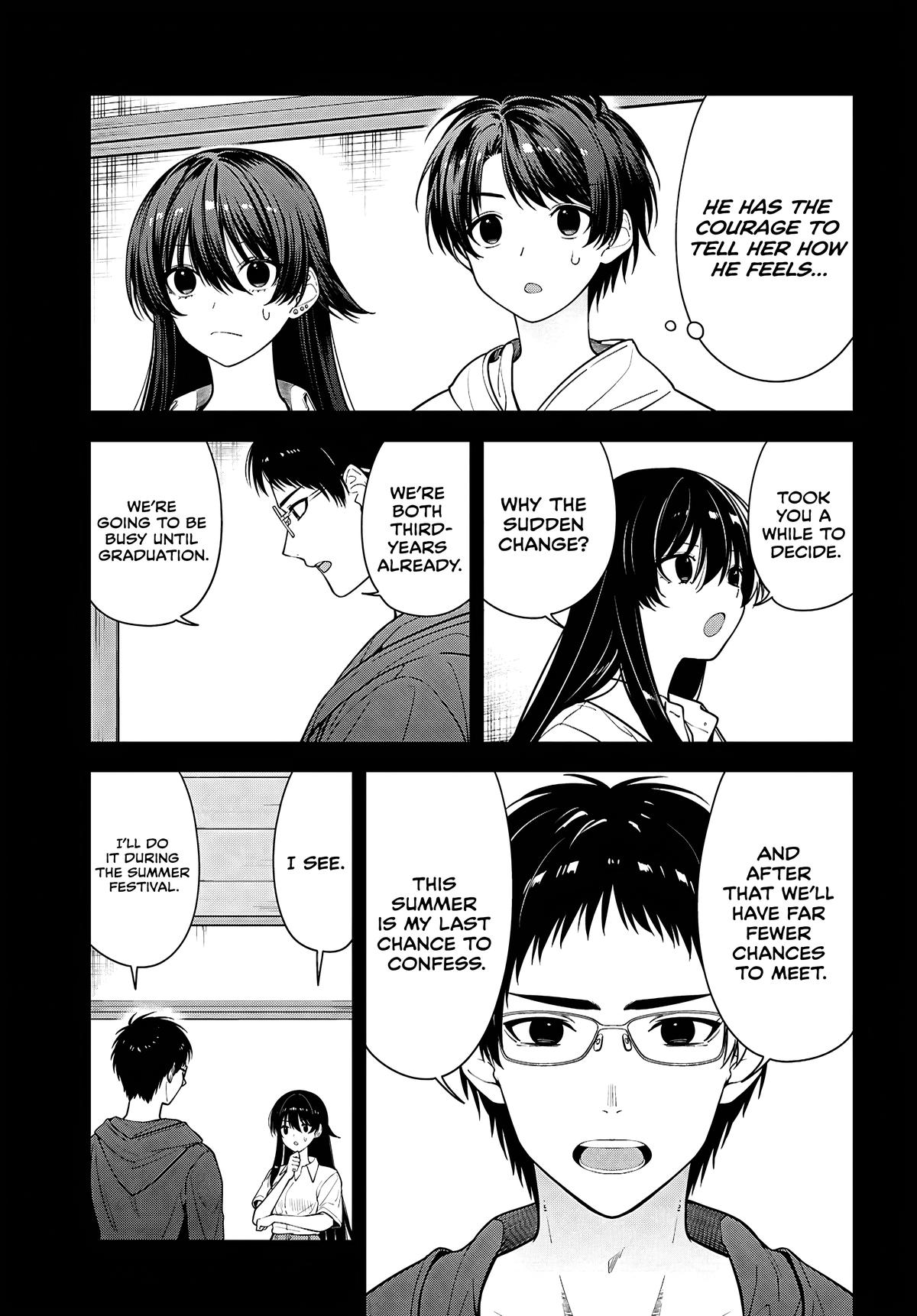 Tonari no Seki no Yankee Shimizu-san ga Kami wo Kuroku Sometekita Chap 16 - Next Chap 17