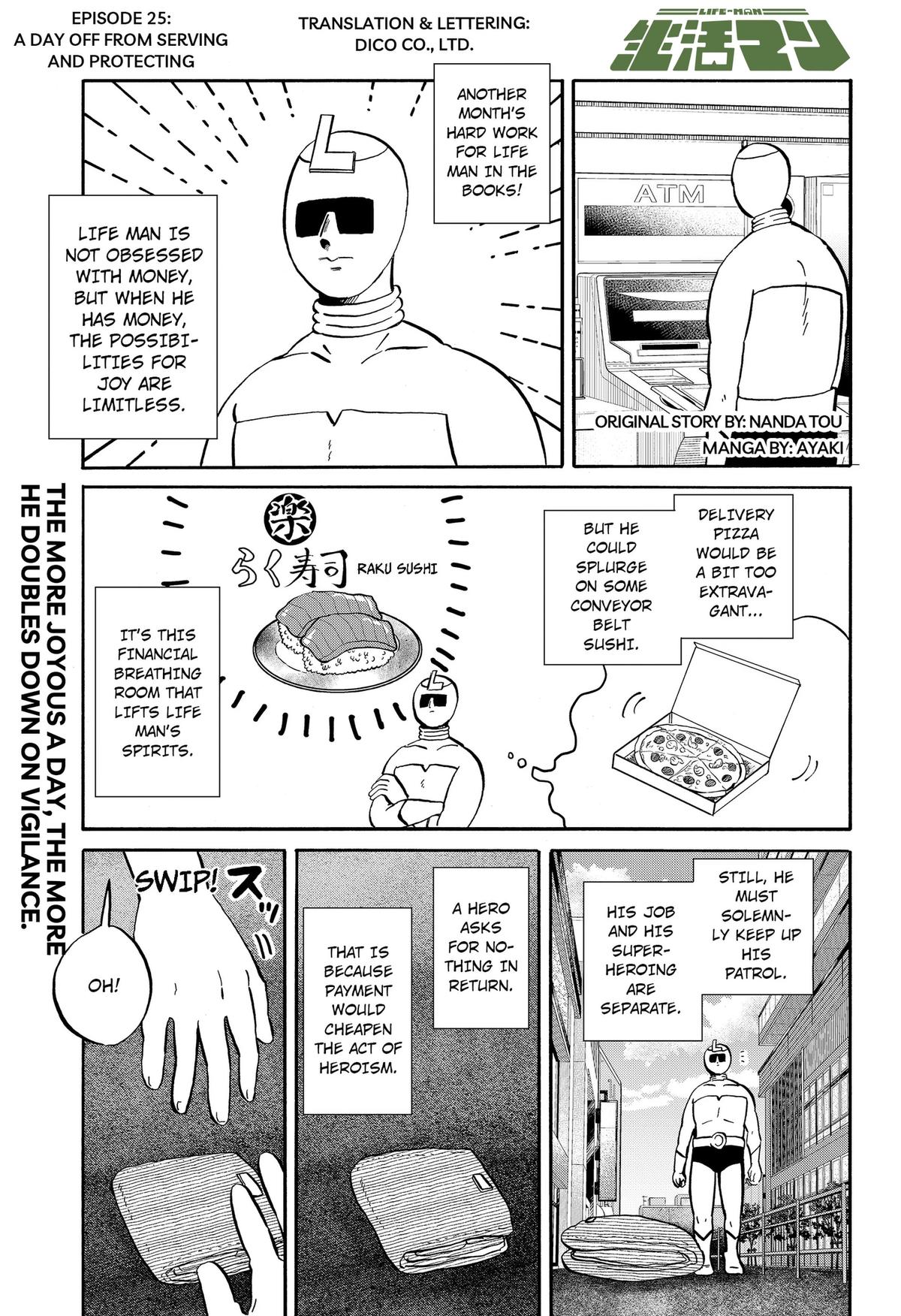 Seikatsu Man Chap 25 - Next Chap 26