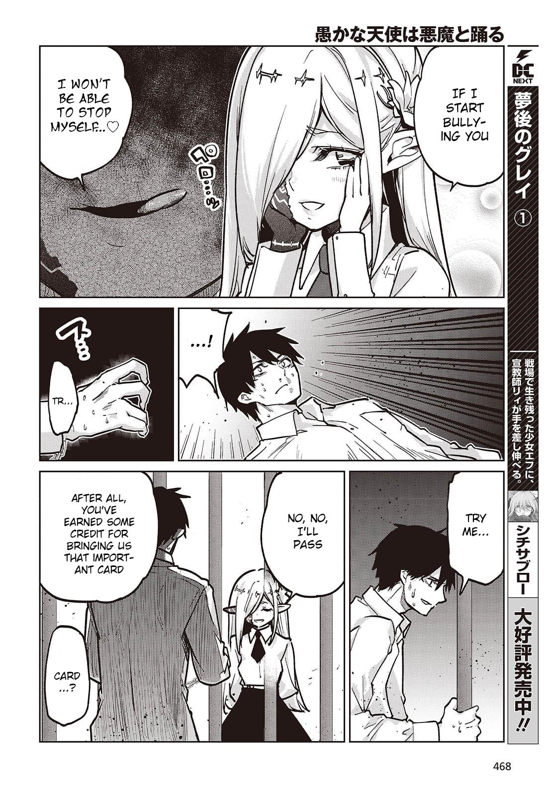 Oroka na Tenshi wa Akuma to Odoru Chap 108 - Next Chap 109