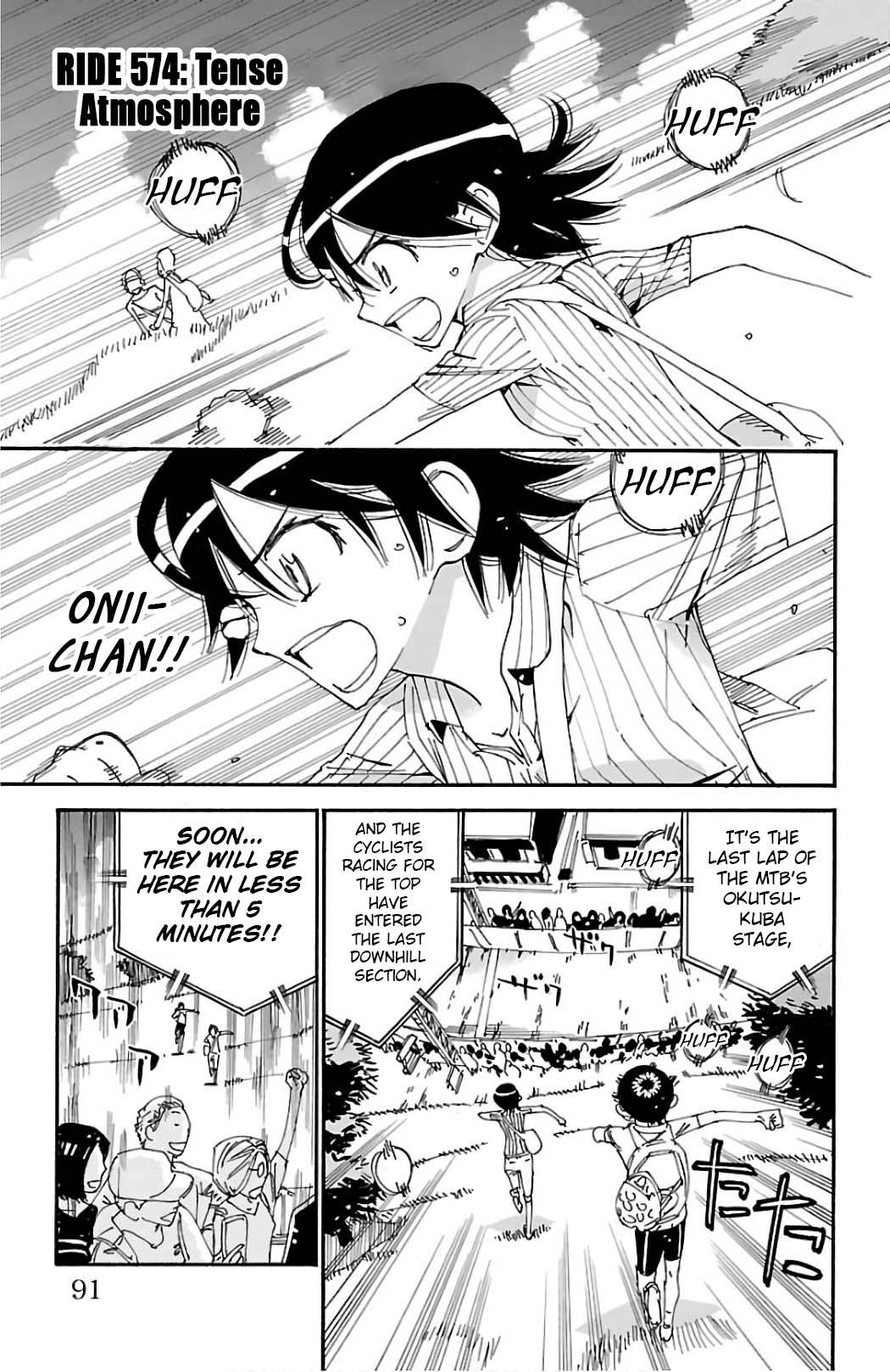 Yowamushi Pedal Chap 574 - Next Chap 575