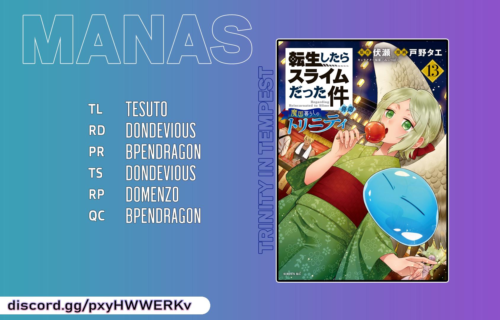 Tensei shitara Slime datta Ken Ibun: Makoku Gurashi no Trinity Chap 85 - Next Chap 86