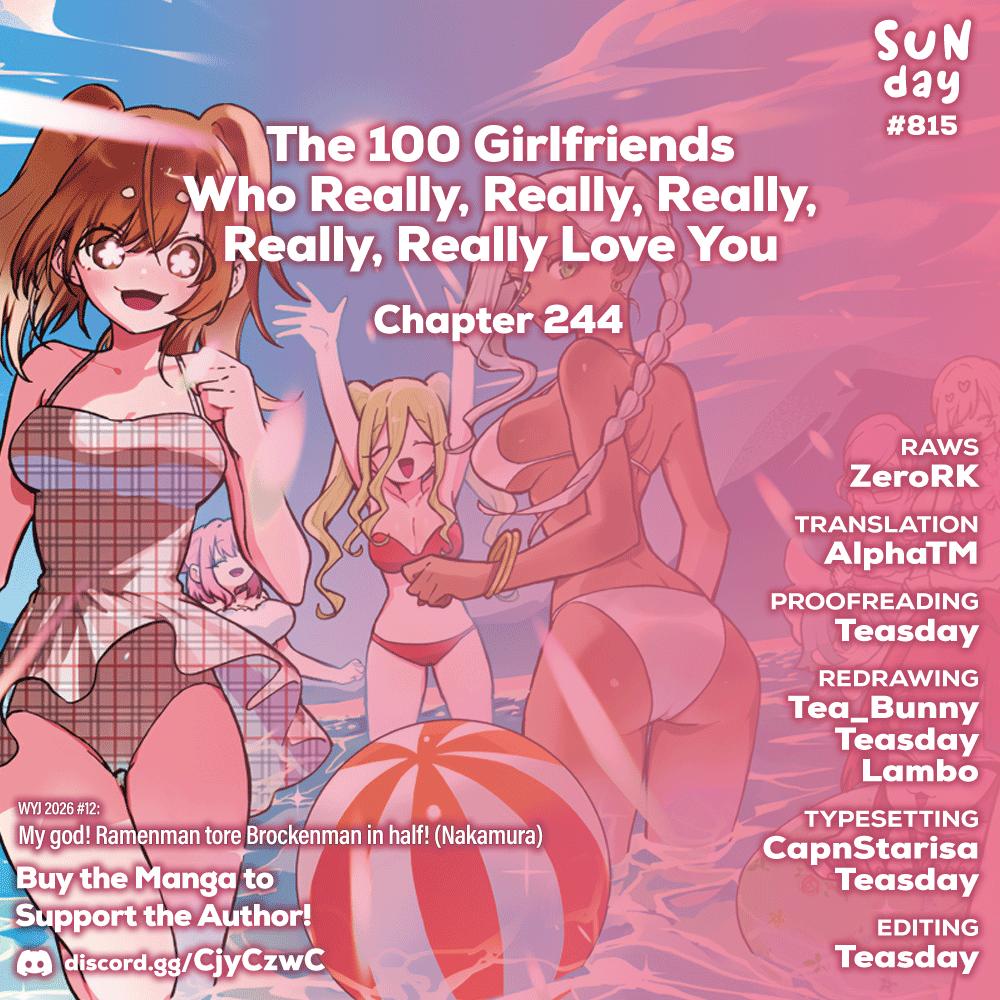 Kimi no Koto ga Daidaidaidaidaisuki na 100-nin no Kanojo Chap 244 - Next Chap 245