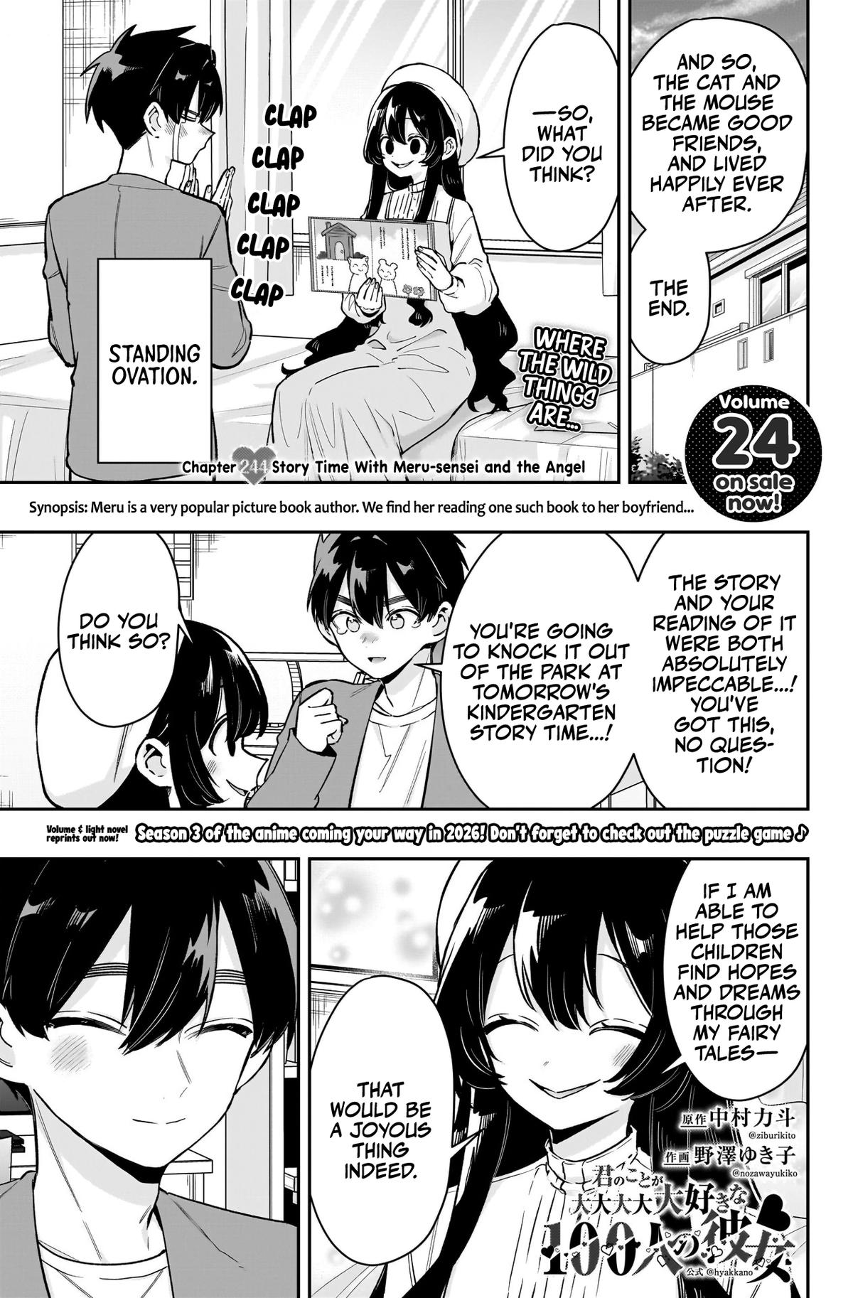 Kimi no Koto ga Daidaidaidaidaisuki na 100-nin no Kanojo Chap 244 - Next Chap 245