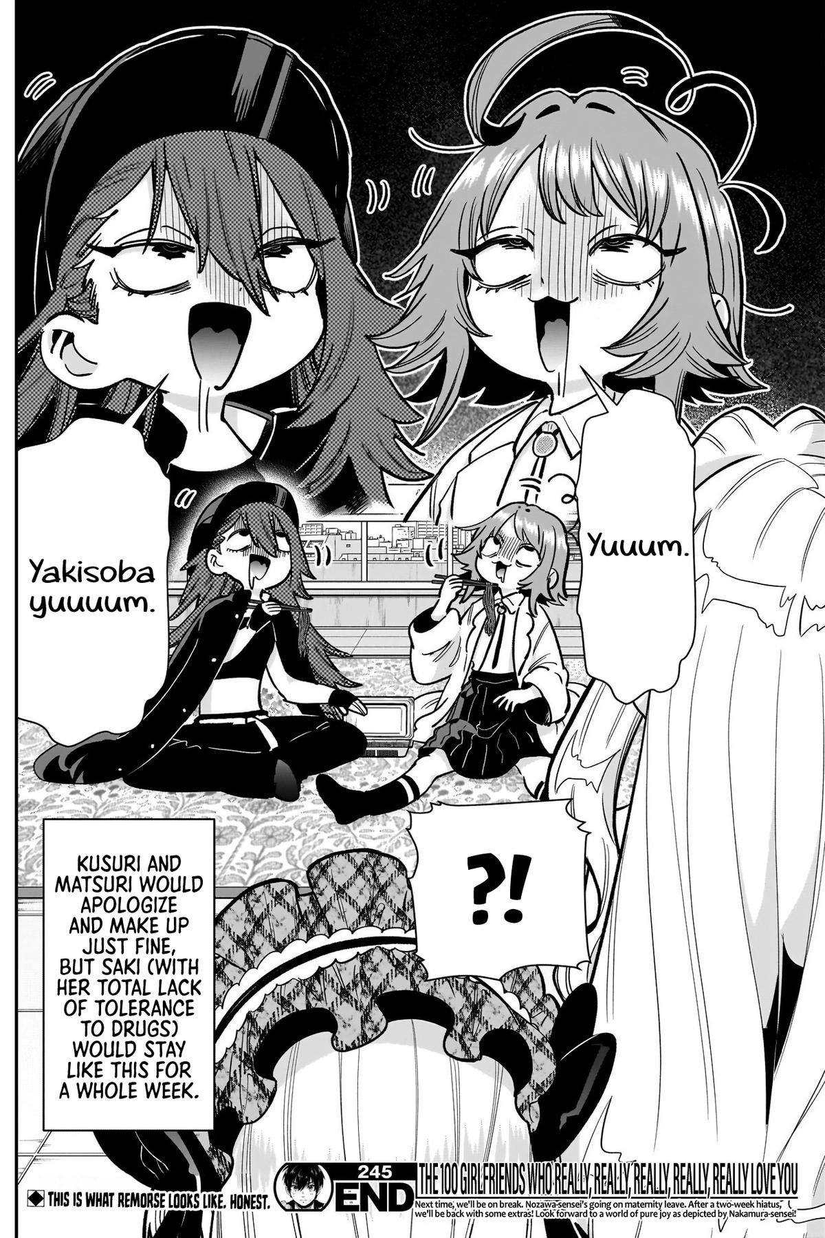 Kimi no Koto ga Daidaidaidaidaisuki na 100-nin no Kanojo Chap 245 - Next Chap 246
