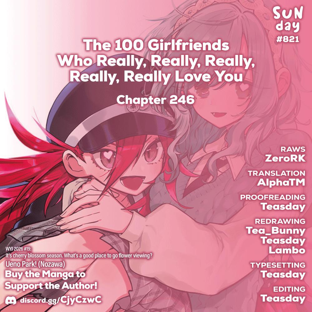 Kimi no Koto ga Daidaidaidaidaisuki na 100-nin no Kanojo Chap 246 - Next Chap 247