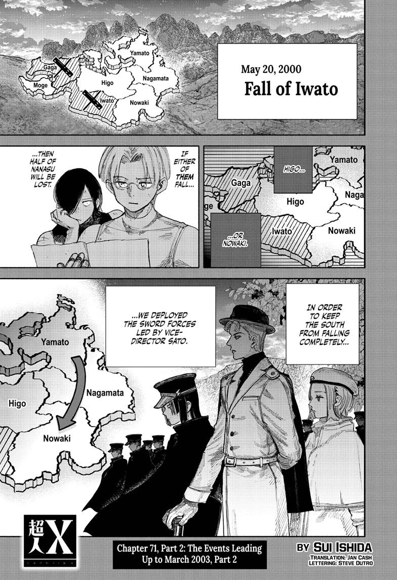 Choujin X Chap 71.2 - Next Chap 72.2
