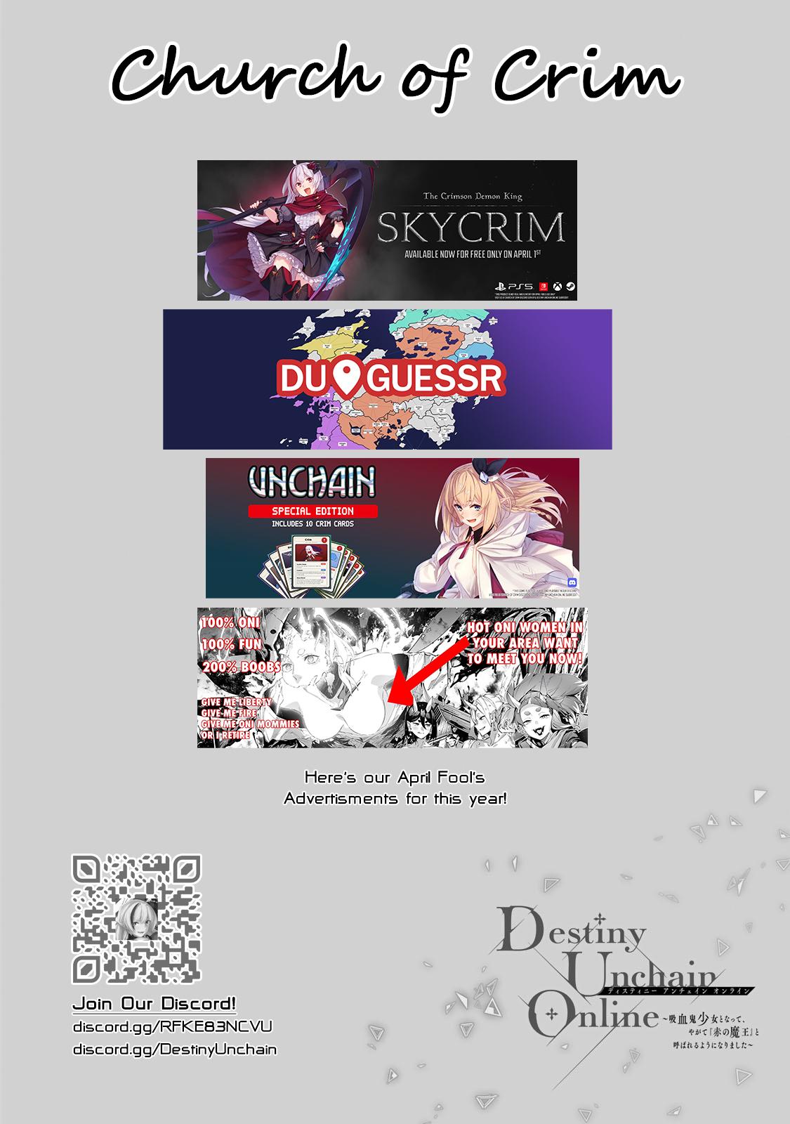 Destiny Unchain Online: Kyuuketsuki Shoujo to Natte, Yagate Chap 101 - Next Chap 102