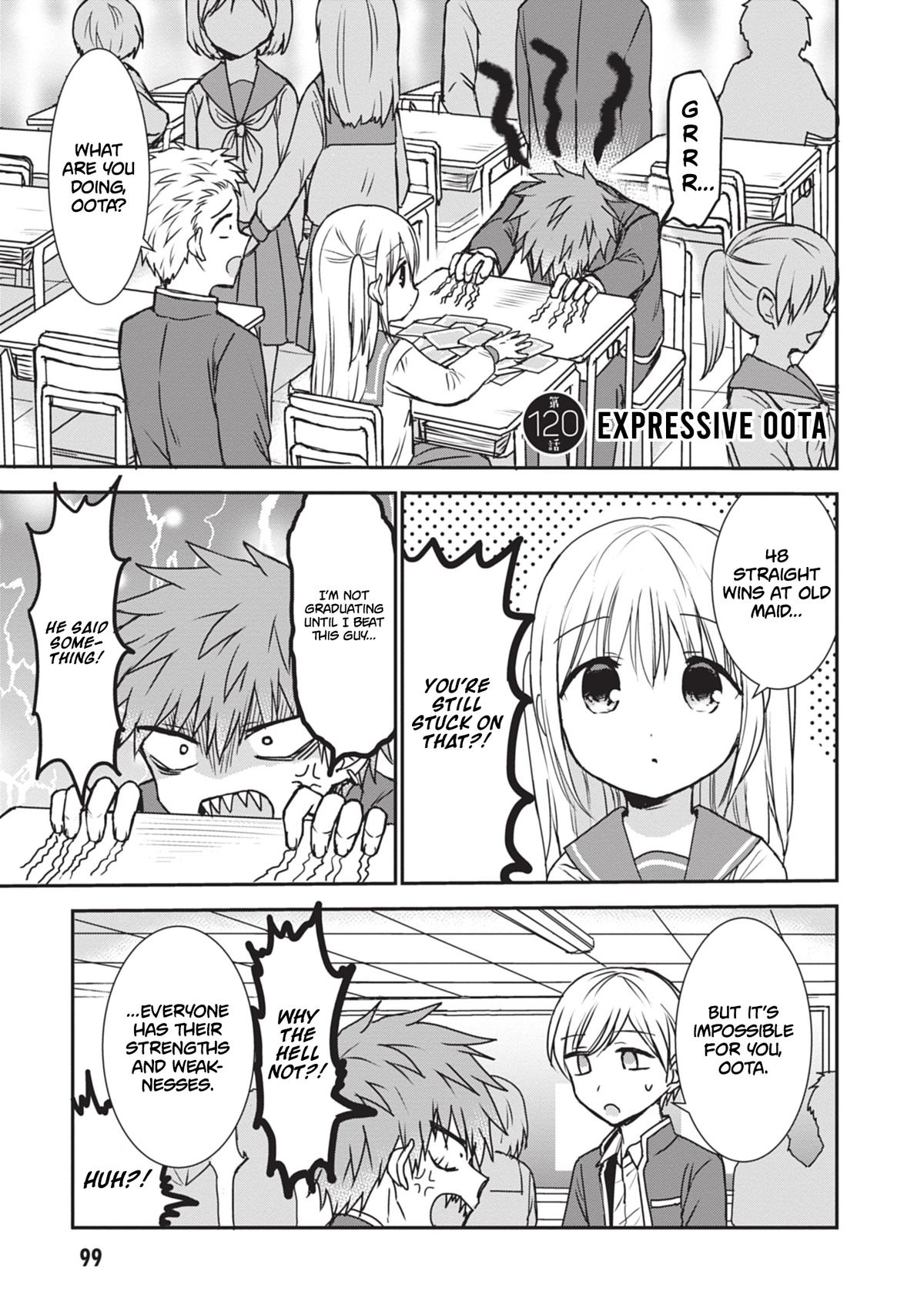 Kao ni Denai Kashiwada-san to Kao ni Deru Oota-kun Chap 120 - Next Chap 121