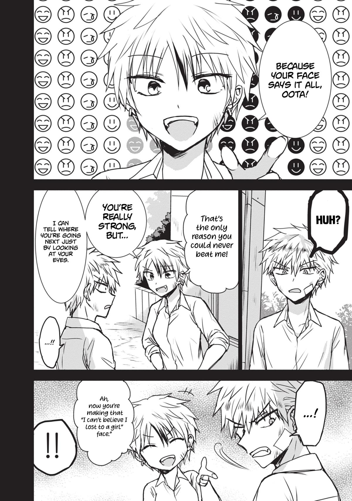 Kao ni Denai Kashiwada-san to Kao ni Deru Oota-kun Chap 120 - Next Chap 121