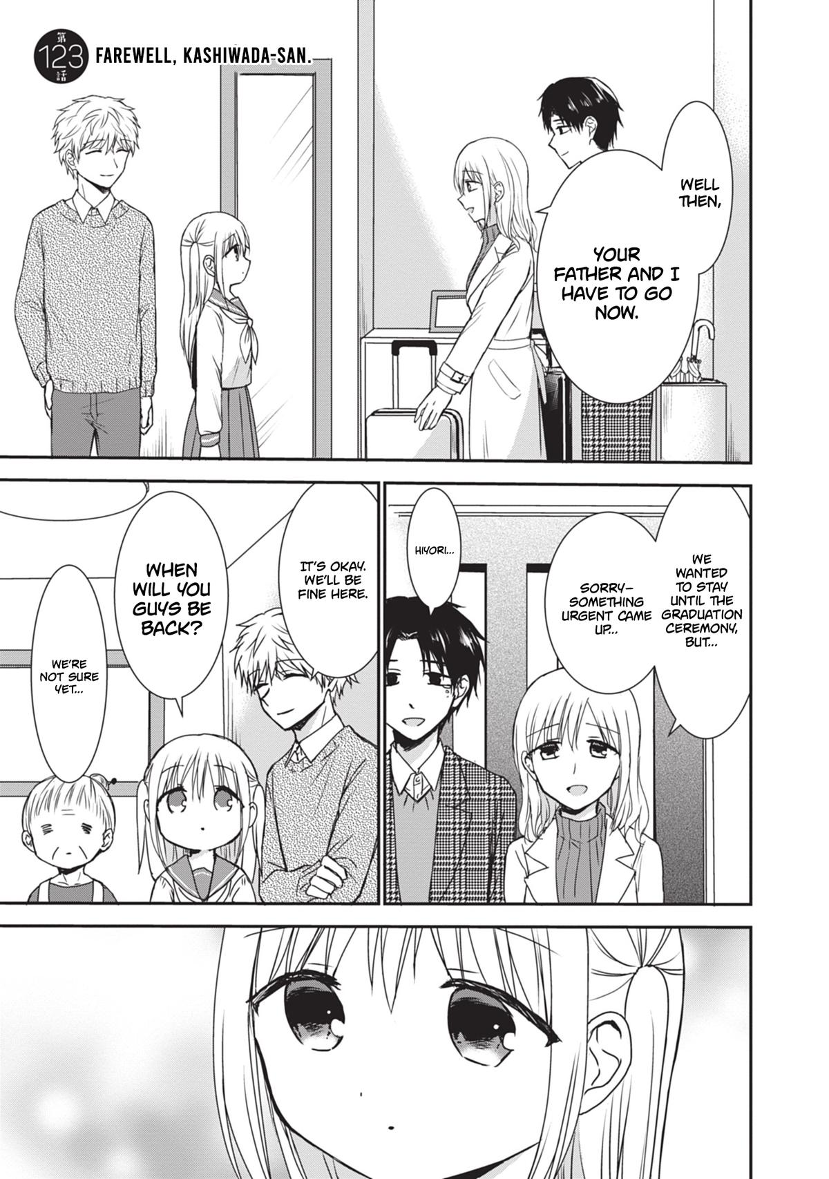 Kao ni Denai Kashiwada-san to Kao ni Deru Oota-kun Chap 123 - Next Chap 124