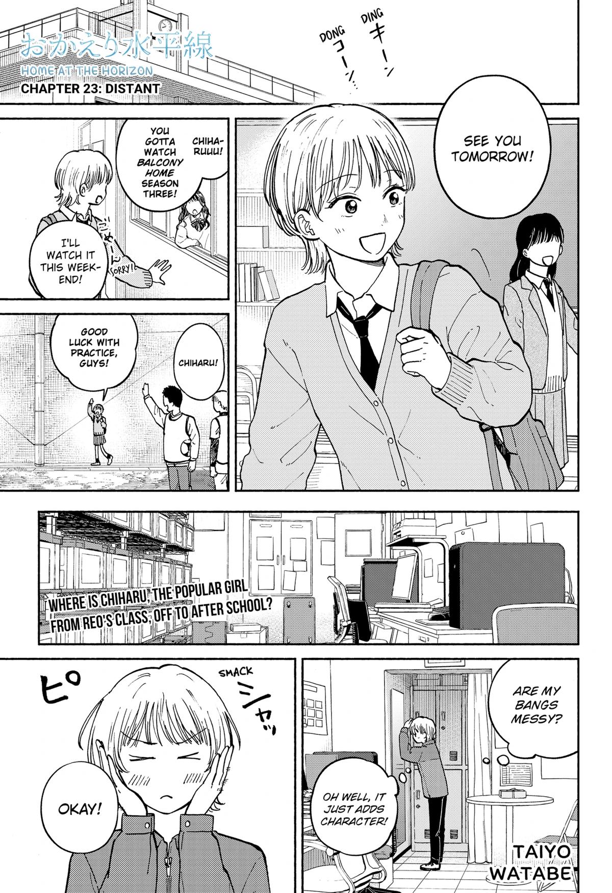Okaeri Suiheisen Chap 23 - Next Chap 24