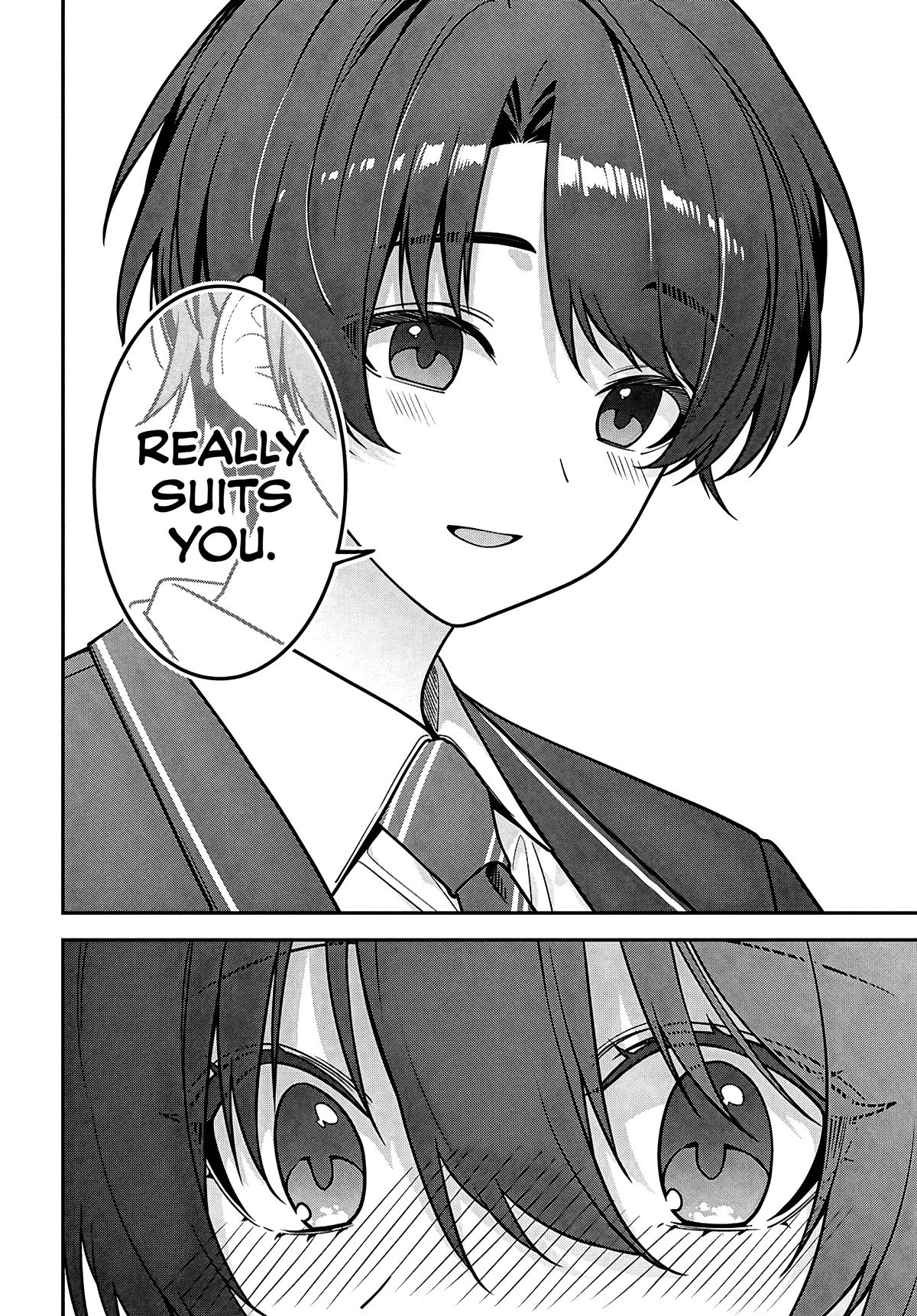 Tonari no Seki no Yankee Shimizu-san ga Kami wo Kuroku Sometekita Chap 14 - Next Chap 15