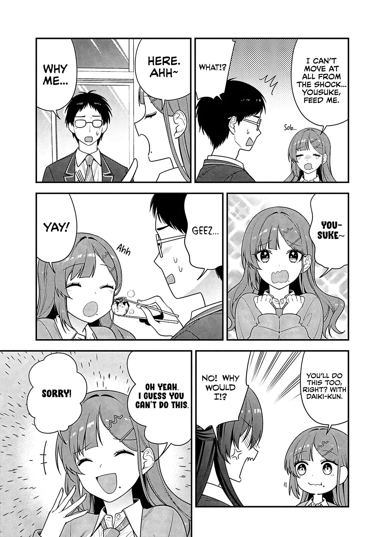 Tonari no Seki no Yankee Shimizu-san ga Kami wo Kuroku Sometekita Chap 14 - Next Chap 15