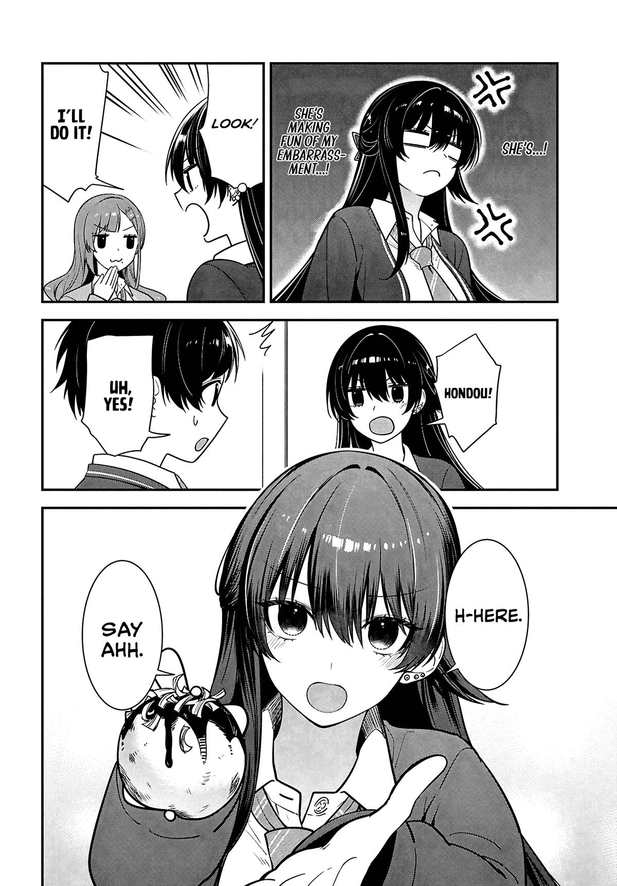 Tonari no Seki no Yankee Shimizu-san ga Kami wo Kuroku Sometekita Chap 14 - Next Chap 15