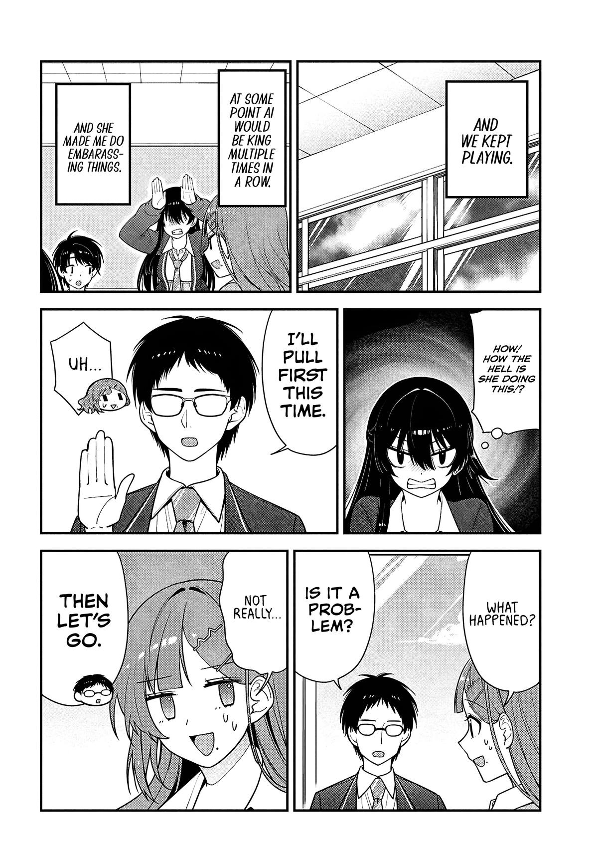 Tonari no Seki no Yankee Shimizu-san ga Kami wo Kuroku Sometekita Chap 14 - Next Chap 15