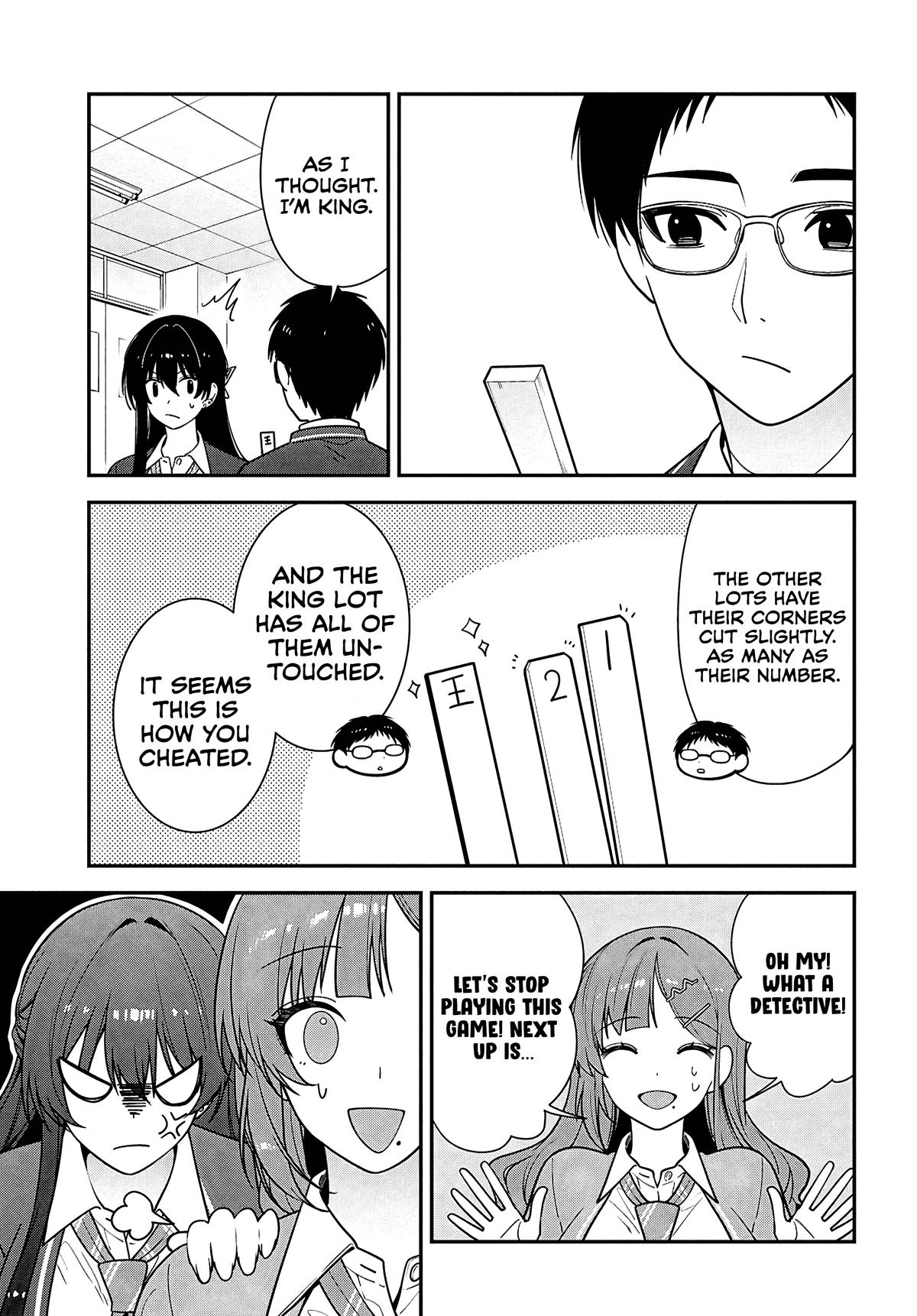 Tonari no Seki no Yankee Shimizu-san ga Kami wo Kuroku Sometekita Chap 14 - Next Chap 15