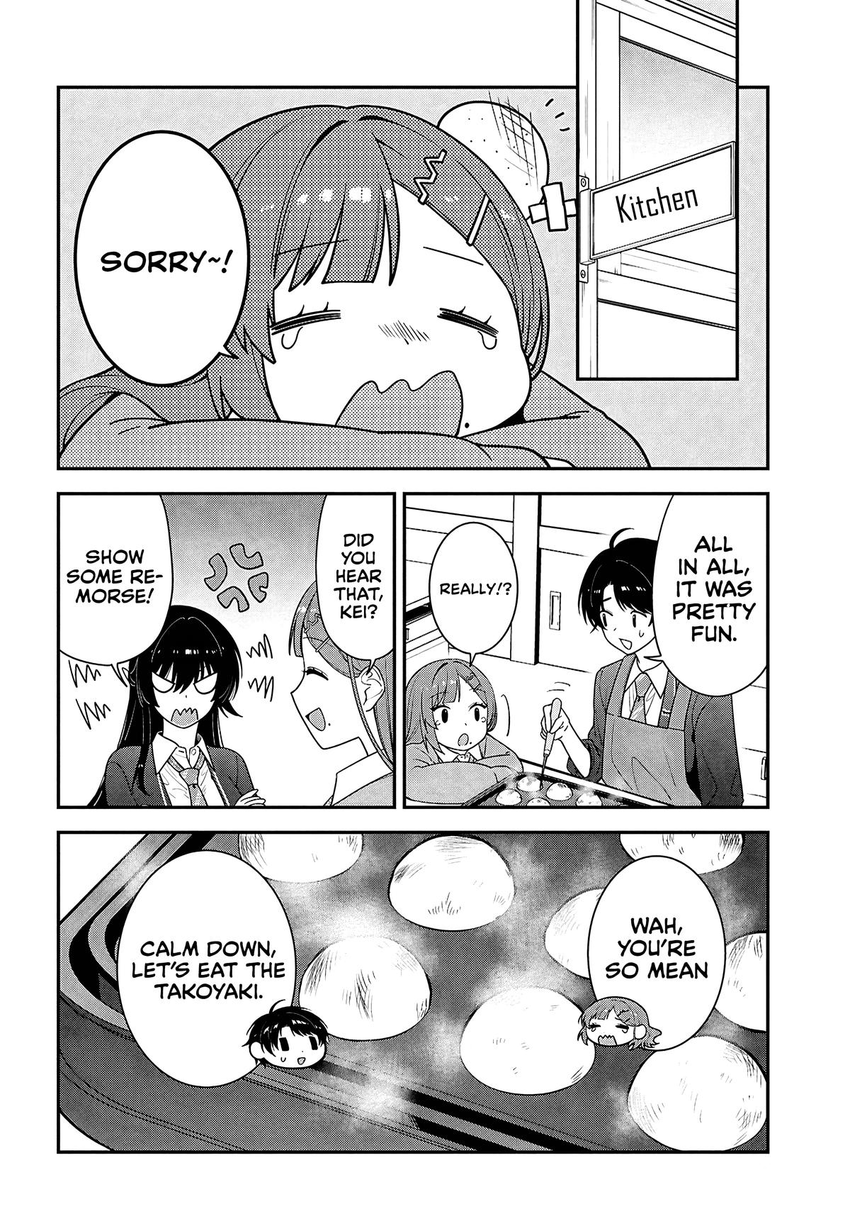 Tonari no Seki no Yankee Shimizu-san ga Kami wo Kuroku Sometekita Chap 14 - Next Chap 15