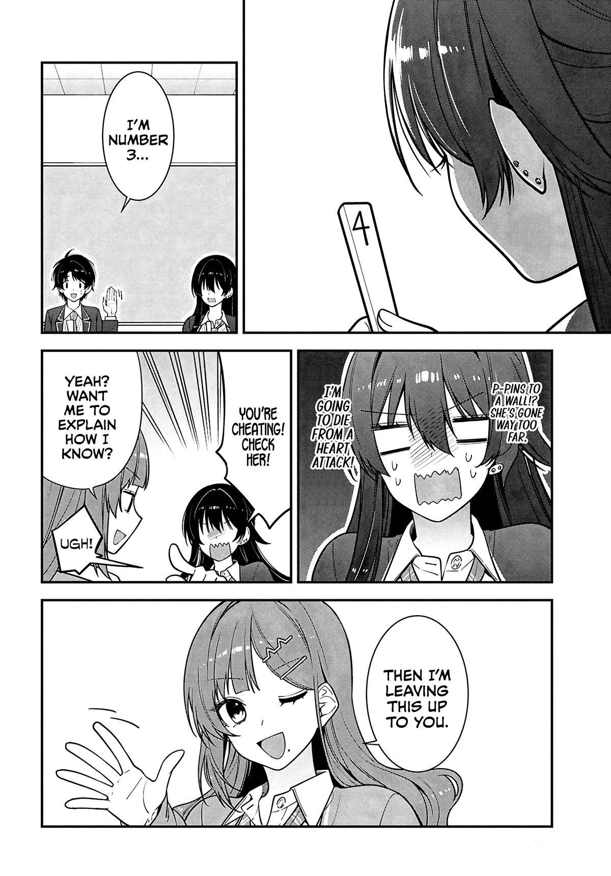 Tonari no Seki no Yankee Shimizu-san ga Kami wo Kuroku Sometekita Chap 14 - Next Chap 15