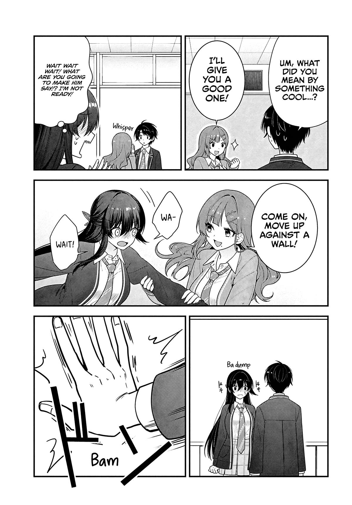 Tonari no Seki no Yankee Shimizu-san ga Kami wo Kuroku Sometekita Chap 14 - Next Chap 15