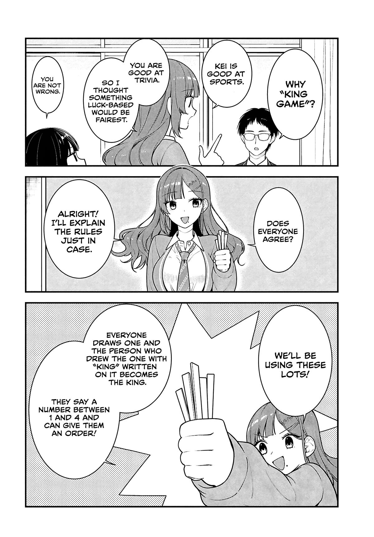 Tonari no Seki no Yankee Shimizu-san ga Kami wo Kuroku Sometekita Chap 14 - Next Chap 15