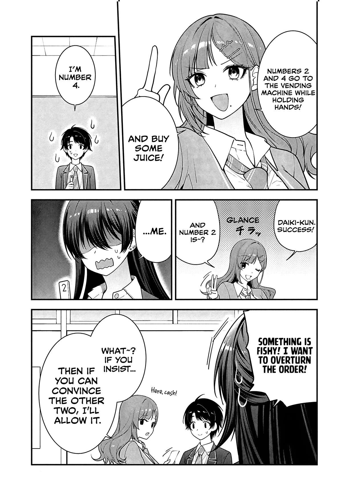 Tonari no Seki no Yankee Shimizu-san ga Kami wo Kuroku Sometekita Chap 14 - Next Chap 15