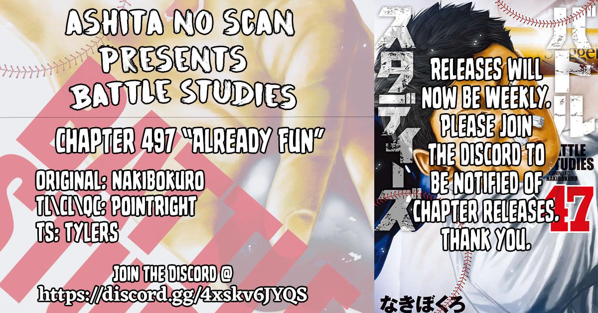 Battle Studies Chap 497 - Next Chap 498