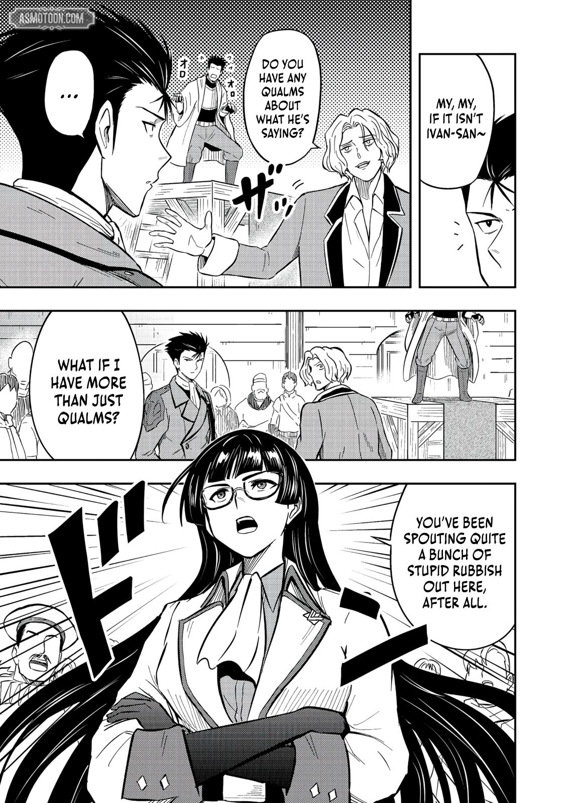 Outo One Operation Golem Master. Masaka no Tsuihou!? Jiyuu no Mi ni Natta node Deshi no Bijin Yuusha-tachi to Issho ni Saikyou Golem Tsukurimasu. Modottekoi to Iwaretemo Mou Shiran! @comic Chap 15 - Next Chap 16