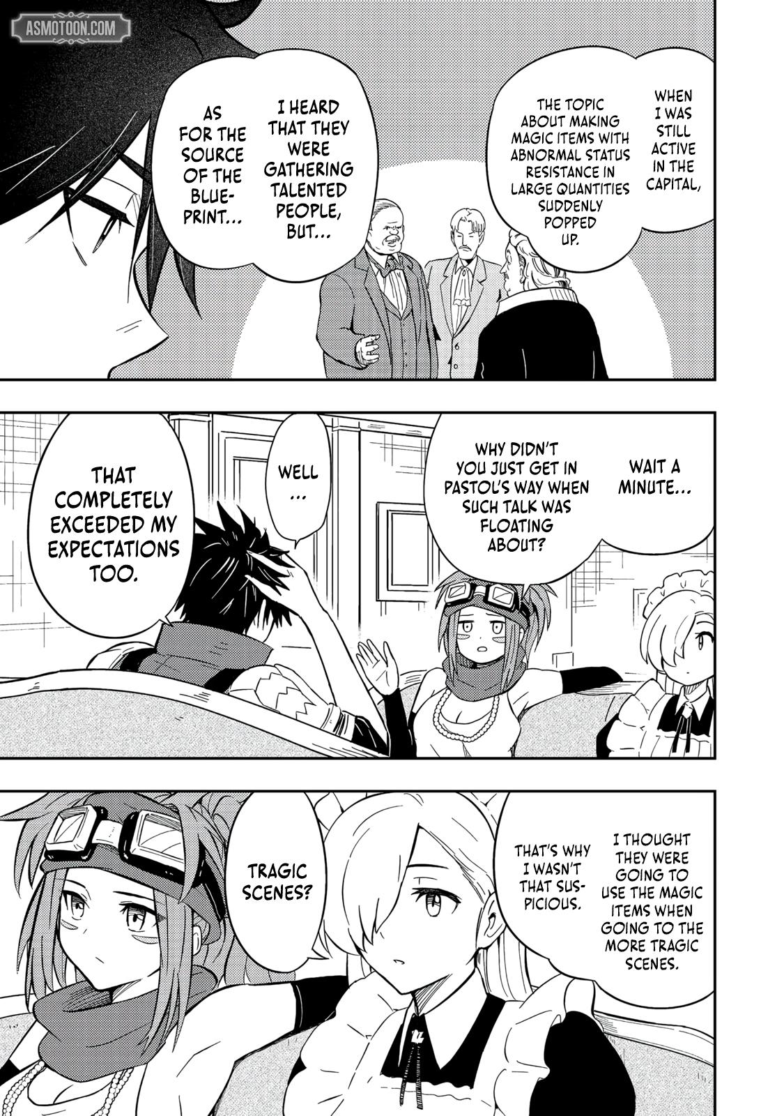 Outo One Operation Golem Master. Masaka no Tsuihou!? Jiyuu no Mi ni Natta node Deshi no Bijin Yuusha-tachi to Issho ni Saikyou Golem Tsukurimasu. Modottekoi to Iwaretemo Mou Shiran! @comic Chap 15 - Next Chap 16