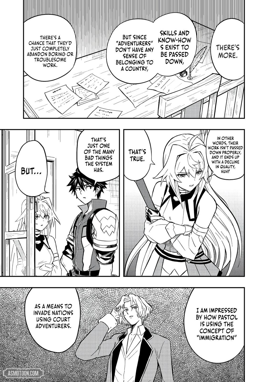 Outo One Operation Golem Master. Masaka no Tsuihou!? Jiyuu no Mi ni Natta node Deshi no Bijin Yuusha-tachi to Issho ni Saikyou Golem Tsukurimasu. Modottekoi to Iwaretemo Mou Shiran! @comic Chap 15 - Next Chap 16