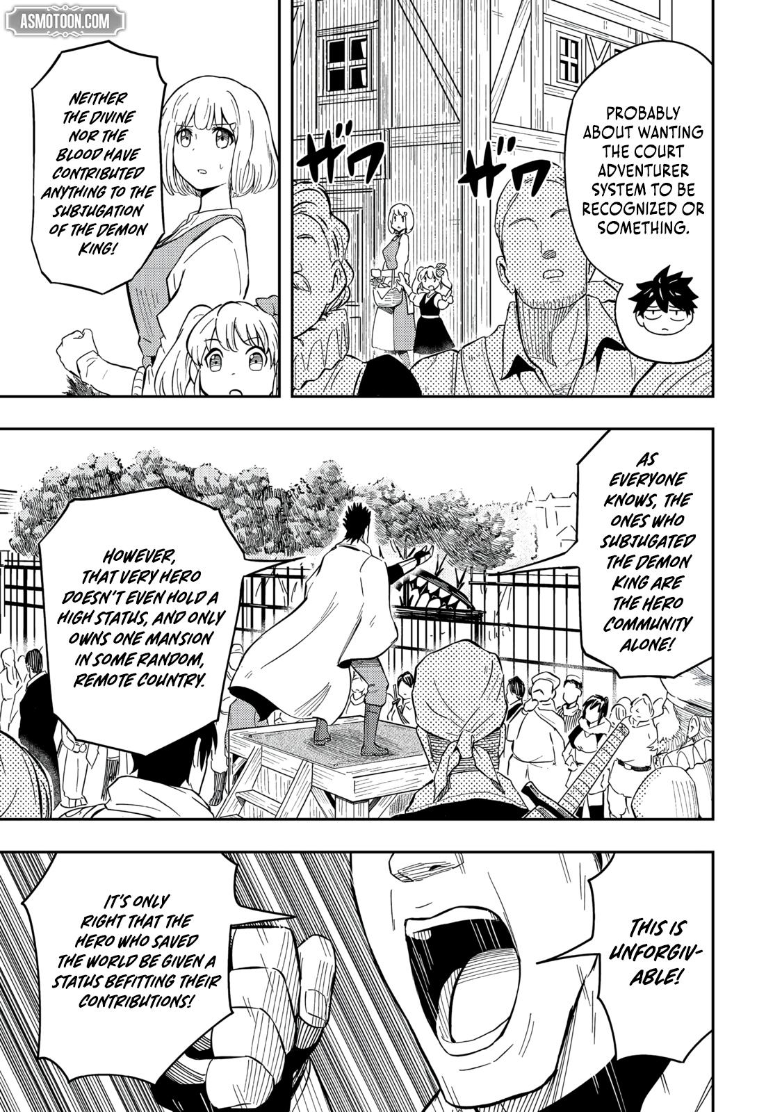 Outo One Operation Golem Master. Masaka no Tsuihou!? Jiyuu no Mi ni Natta node Deshi no Bijin Yuusha-tachi to Issho ni Saikyou Golem Tsukurimasu. Modottekoi to Iwaretemo Mou Shiran! @comic Chap 15 - Next Chap 16