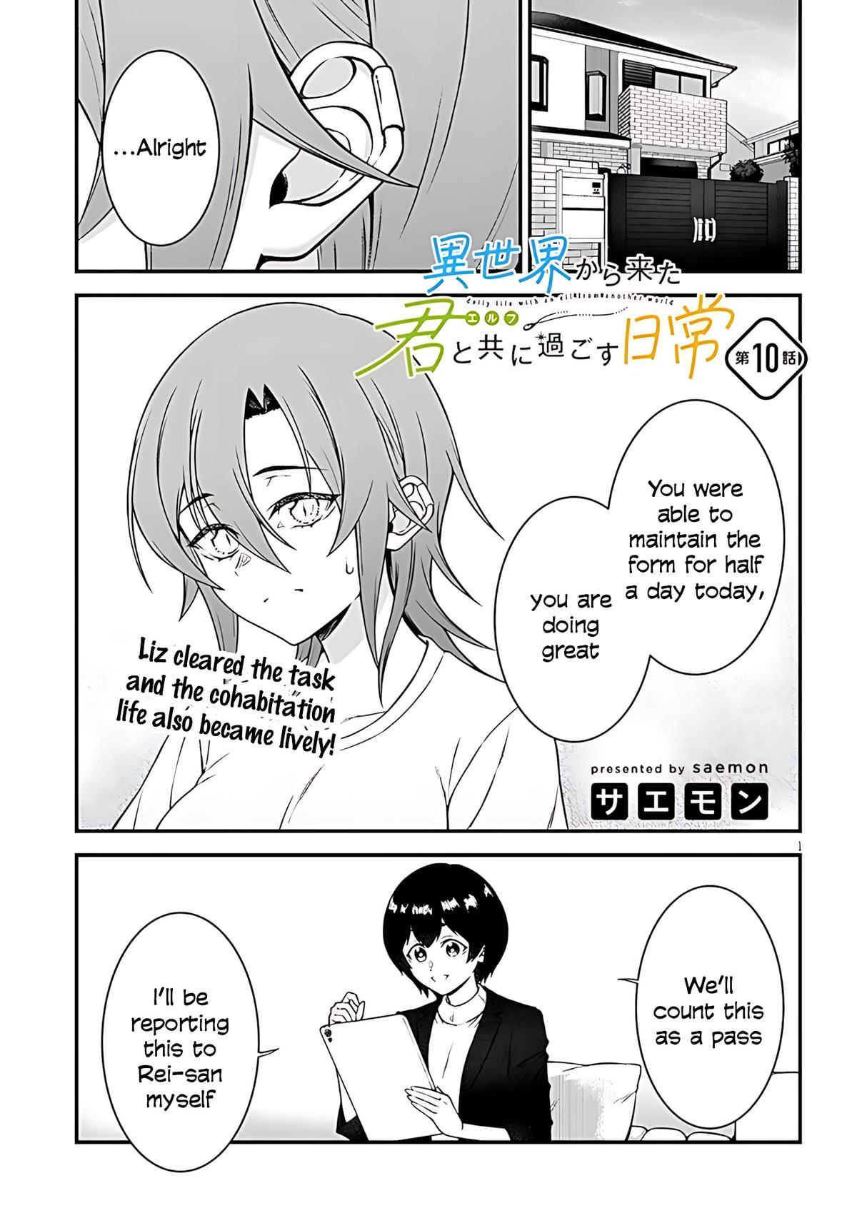 Isekai kara Kita Elf to Tomo ni Sugosu Nichijou Chap 10 - Next Chap 11