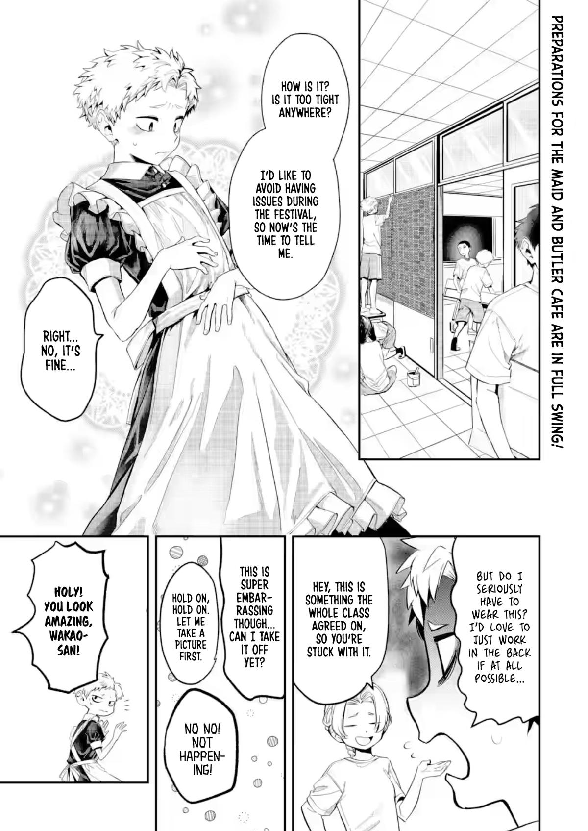 Tonari no Wakao-san wa Miesou de Mienai Chap 24 - Next Chap 25
