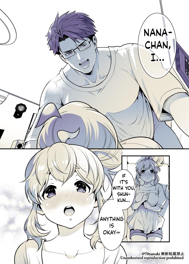 Osananajimi ga Hisabisa ni Saikai Shitara Otagai Kyonyuu ni Natteta Chap 58 - Next Chap 59