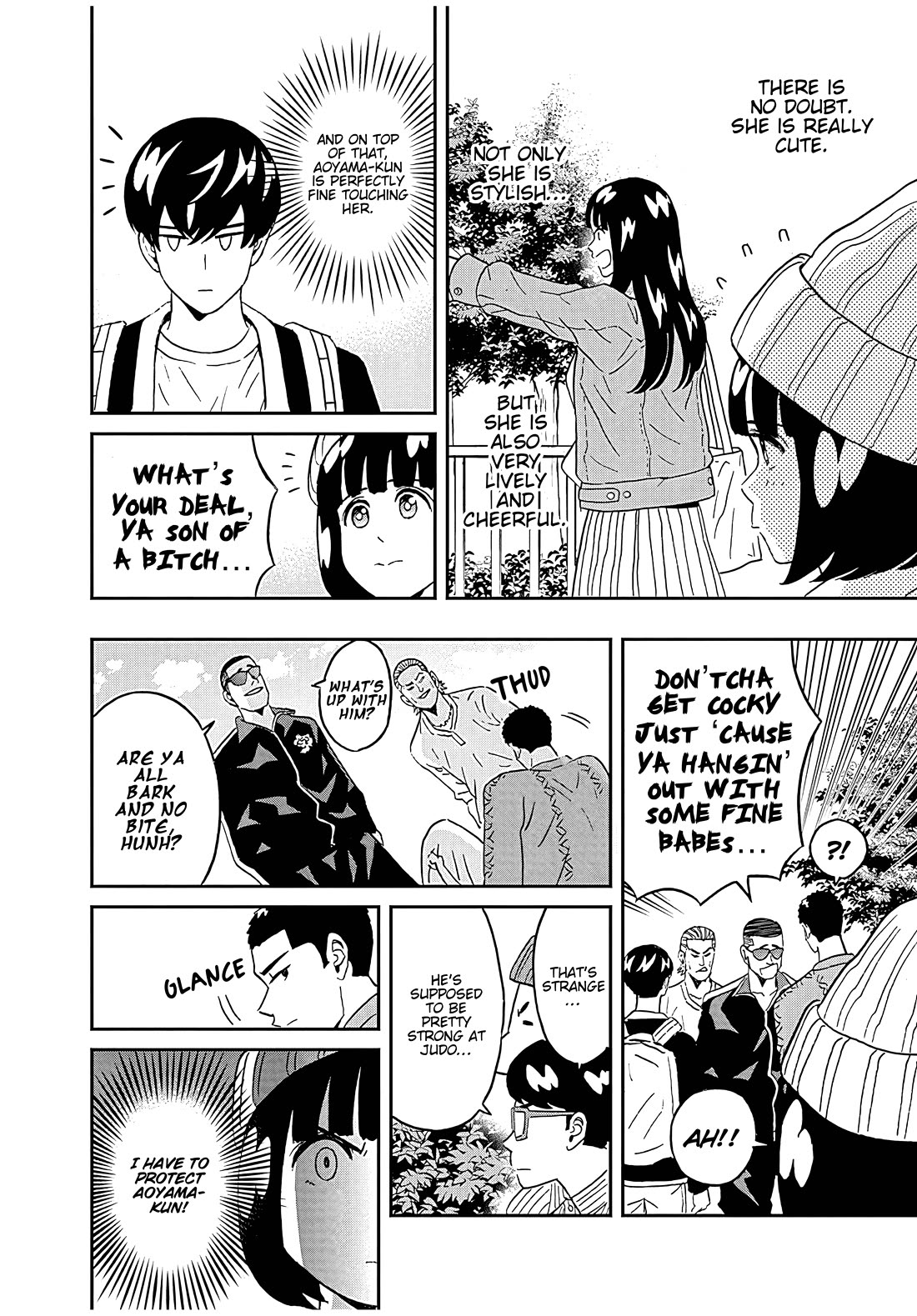 Keppeki Danshi! Aoyama-kun Chap 46 - Next Chap 47