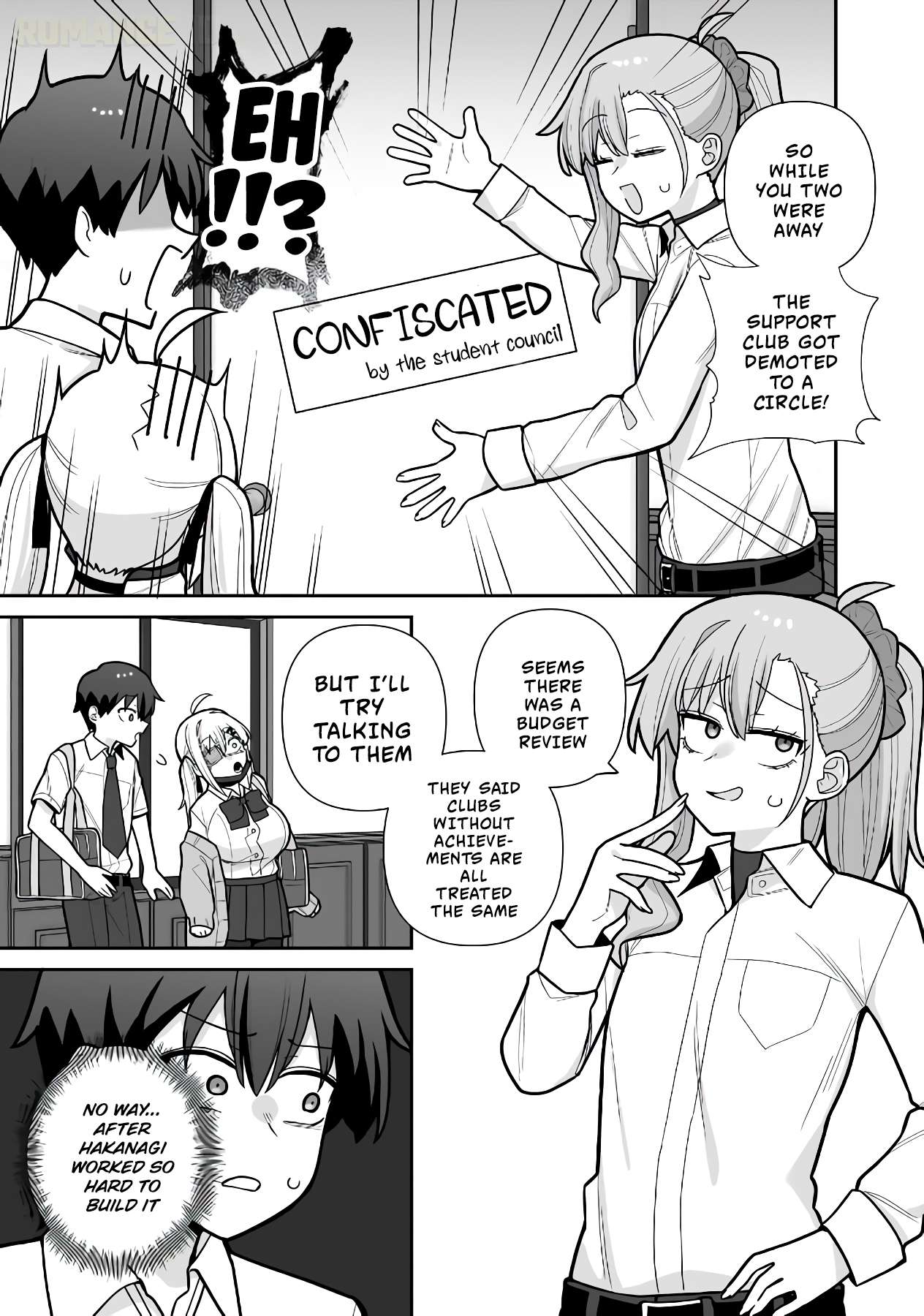 Ore ga Inai to Sugu Chomeru Hakanagi Kasumi Chap 16 - Next Chap 17