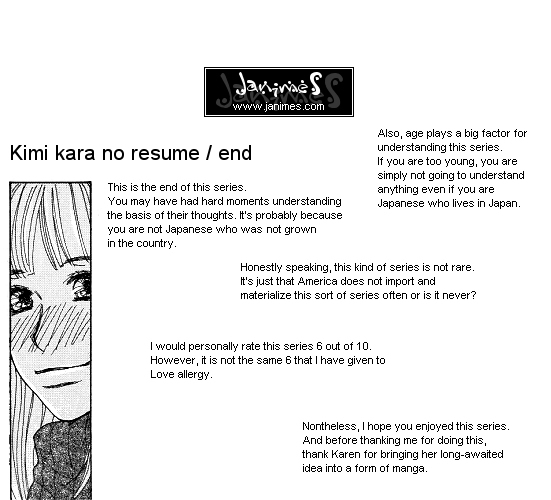 Kimi kara no Résumé Chap 31 - Next Chap 32