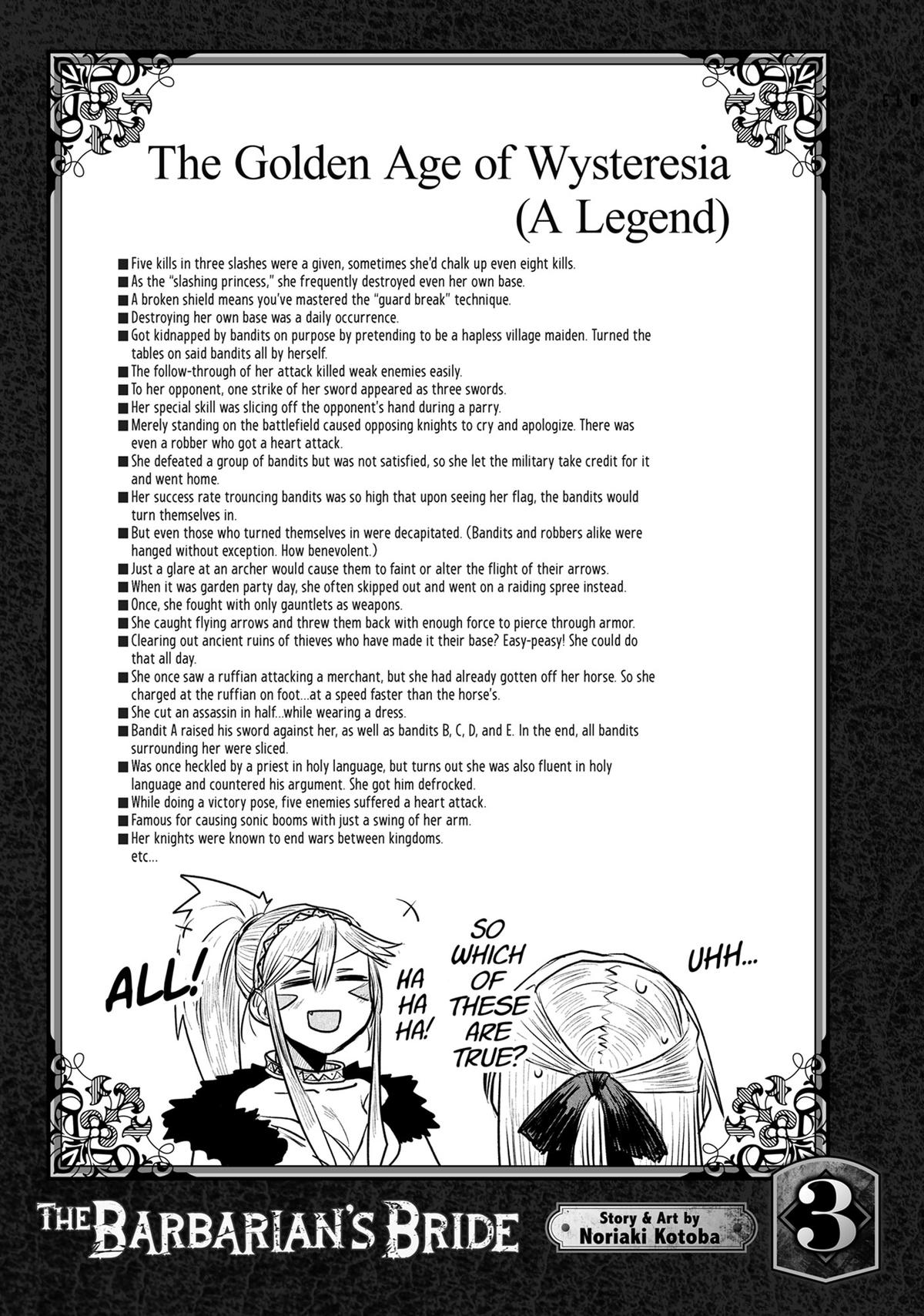 Himekishi wa Barbaroi no Yome Chap 15 - Next Chap 16