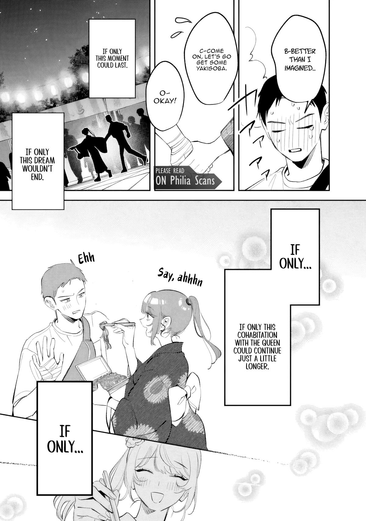 Koukou Jidai ni Gouman datta Joou-sama to no Dousei Seikatsu wa Igai to Igokochi ga Warukunai Chap 34 - Next Chap 35