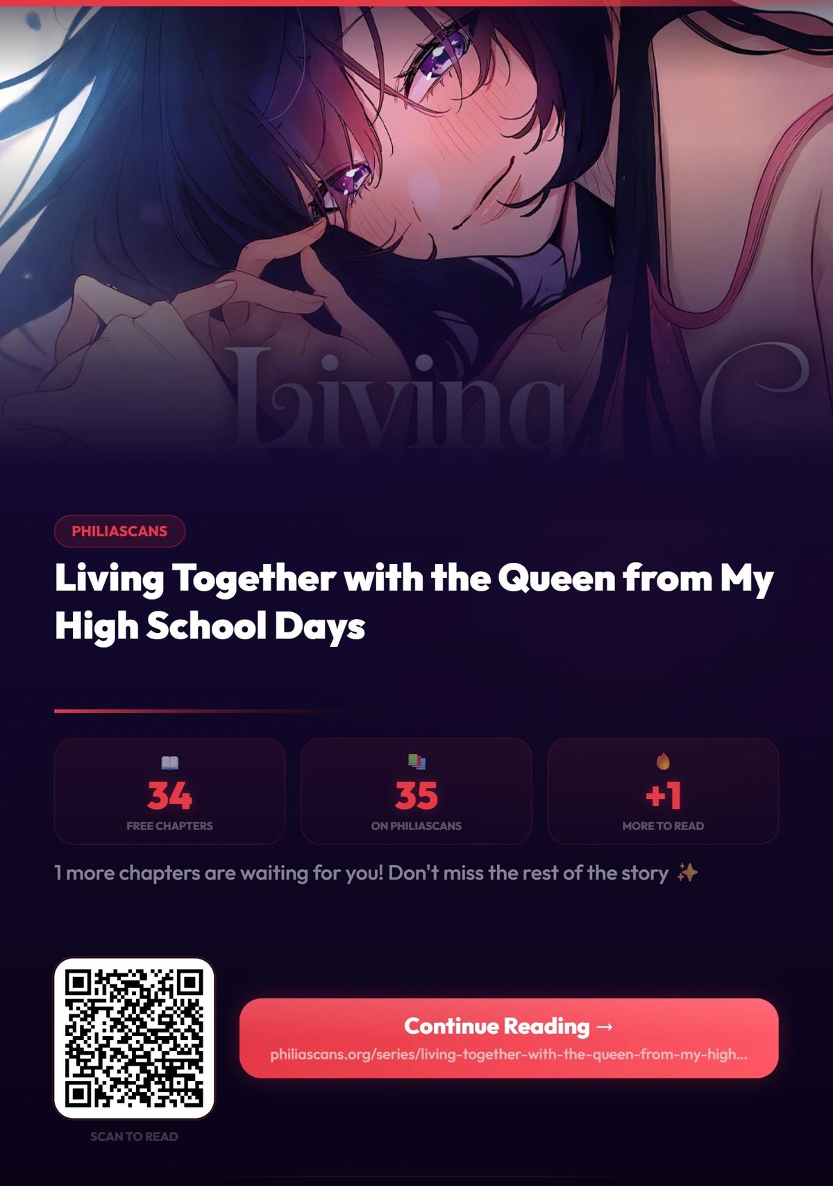 Koukou Jidai ni Gouman datta Joou-sama to no Dousei Seikatsu wa Igai to Igokochi ga Warukunai Chap 34 - Next Chap 35