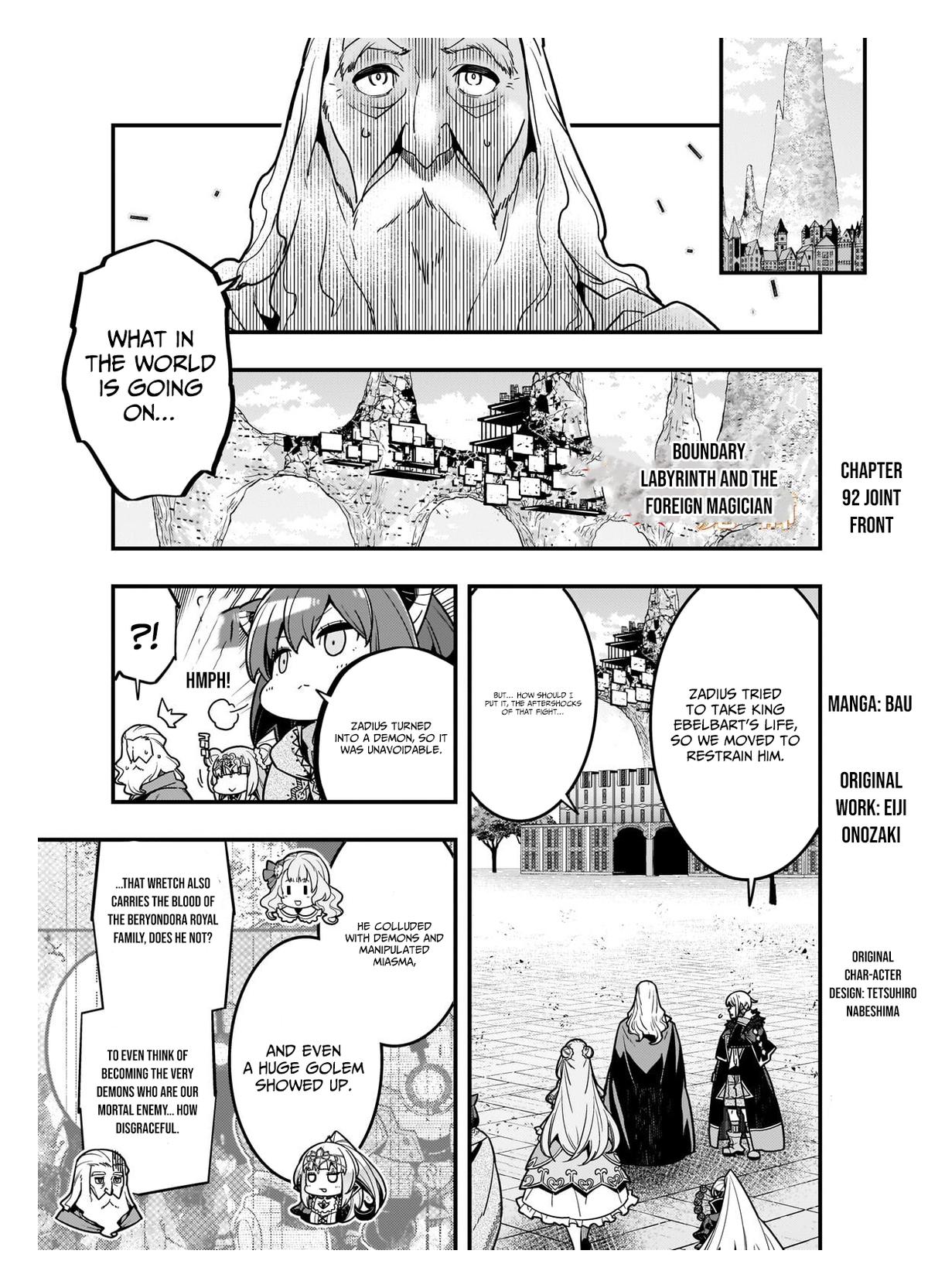 Kyoukai Meikyuu to Ikai no Majutsushi Chap 92.1 - Next Chap 93.1