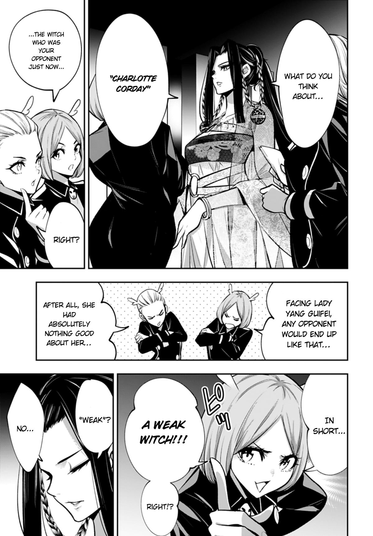 Majo Taisen: 32-nin no Isai no Majo wa Koroshiau Chap 66 - Next Chap 67