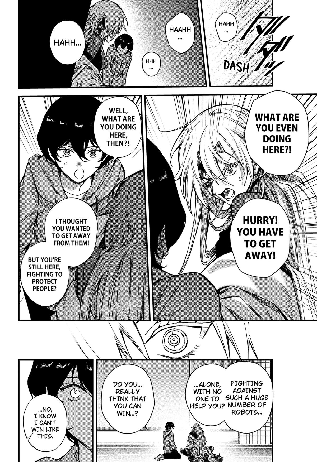 Satsuriku Robot to Hito no Manaka Chap 8 - Next Chap 9