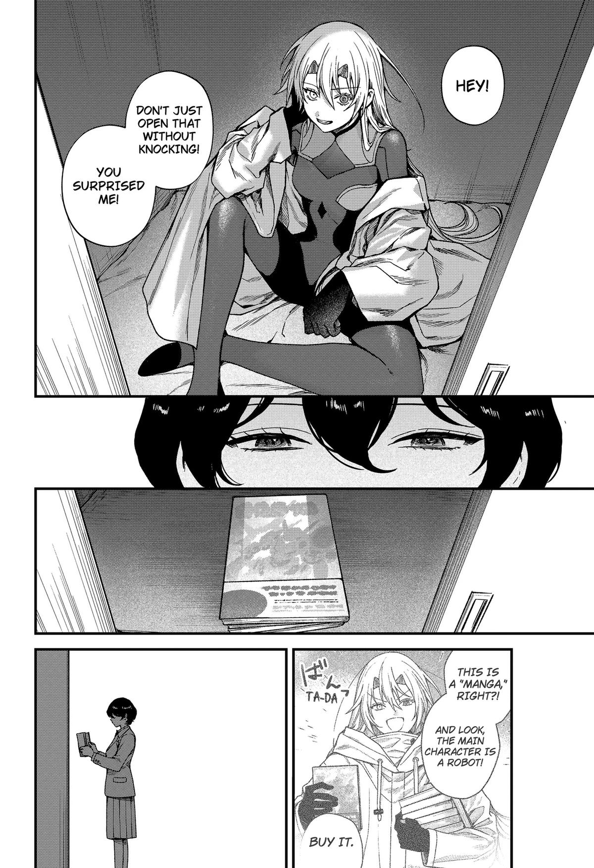 Satsuriku Robot to Hito no Manaka Chap 8 - Next Chap 9