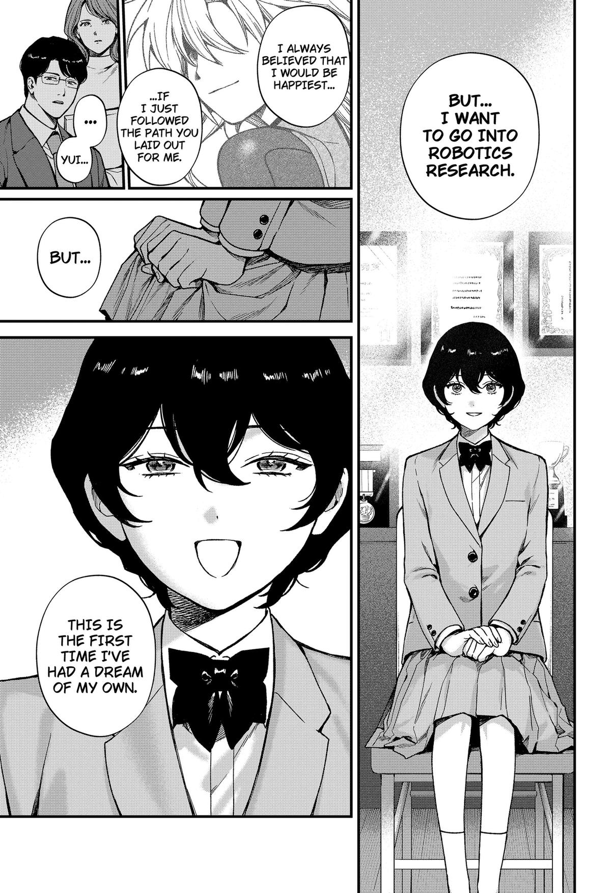 Satsuriku Robot to Hito no Manaka Chap 8 - Next Chap 9