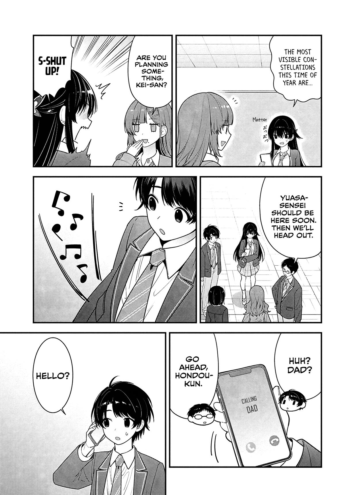 Tonari no Seki no Yankee Shimizu-san ga Kami wo Kuroku Sometekita Chap 15 - Next Chap 16